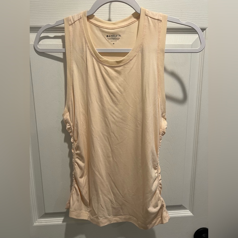Athleta Women's Cream Athletic Tank